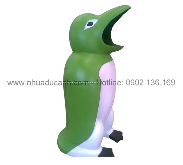 Thùng rác chim cánh cụt, KT:  432 x 586 x 1100 mm